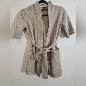 Banana Republic Taupe Women's Cardigan Large